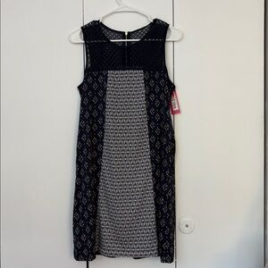 Navy Blue Sleeveless Dress